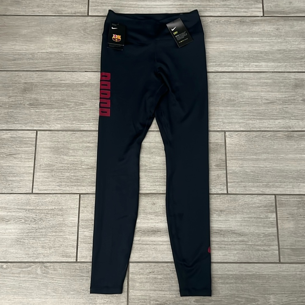 Nike Barcelona Soccer Tram Dri-fit Leggings Medium NWT